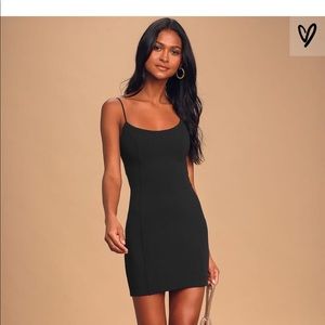 Lulus stay out later backless bodycon dress